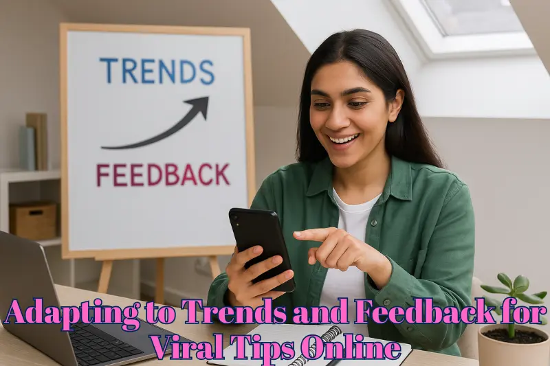 Adapting to Trends and Feedback for Viral Tips Online