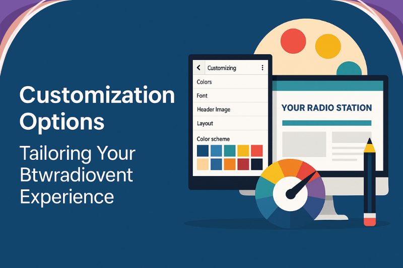 Customization Options Tailoring Your Btwradiovent Experience