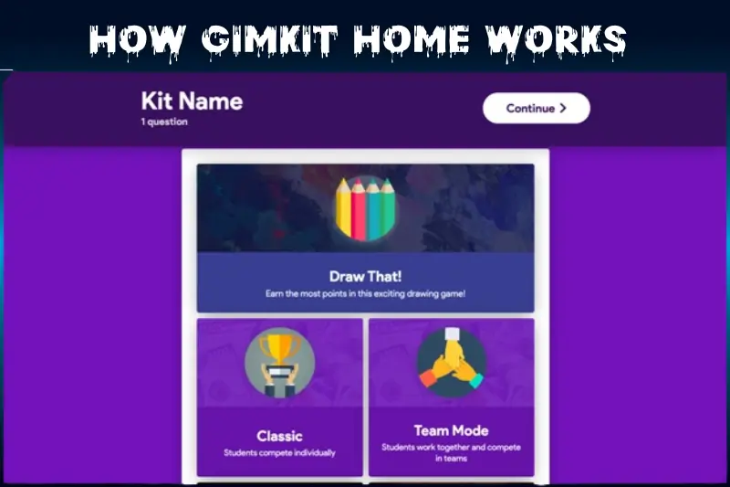 How GimKit Home Works