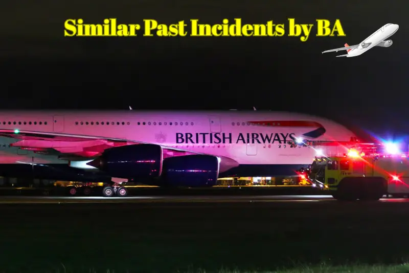 Similar Past Incidents by BA