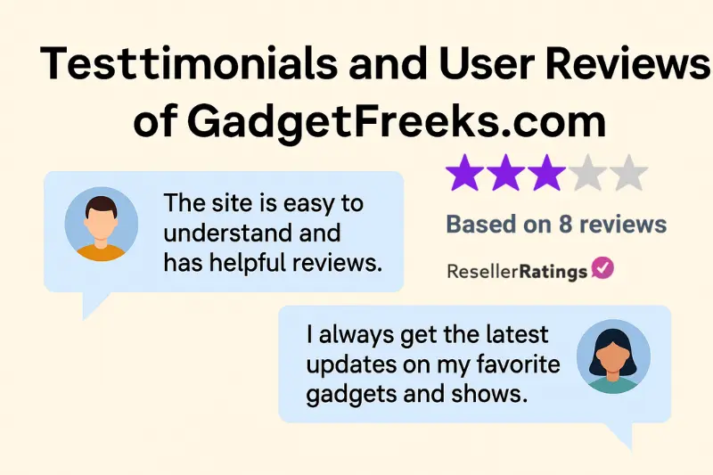 Testimonials and User Reviews of GadgetFreeks.com